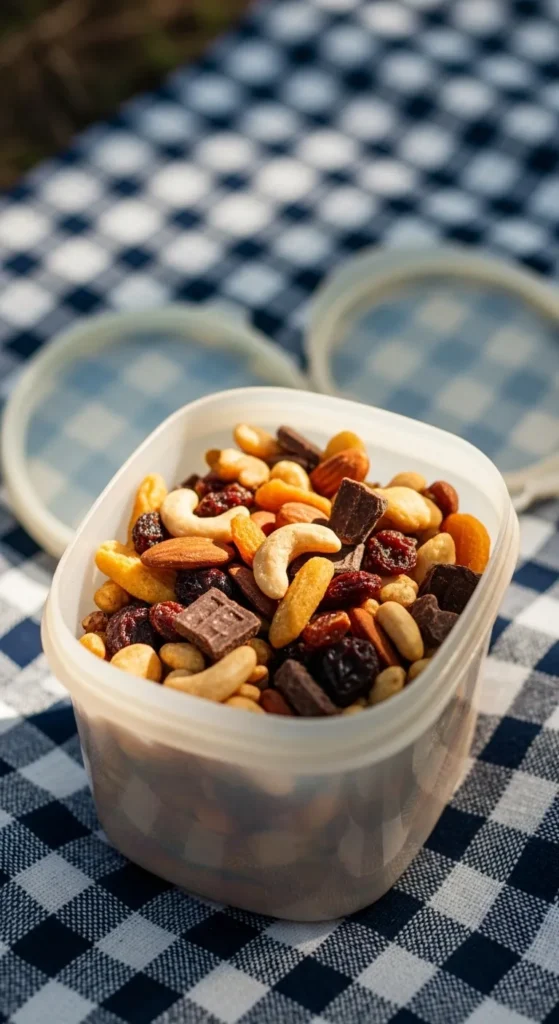 Trail Mix with Seeds and Dried Fruit