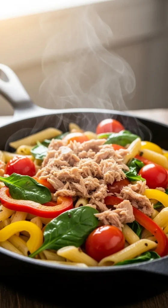 Tuna Pasta Skillet