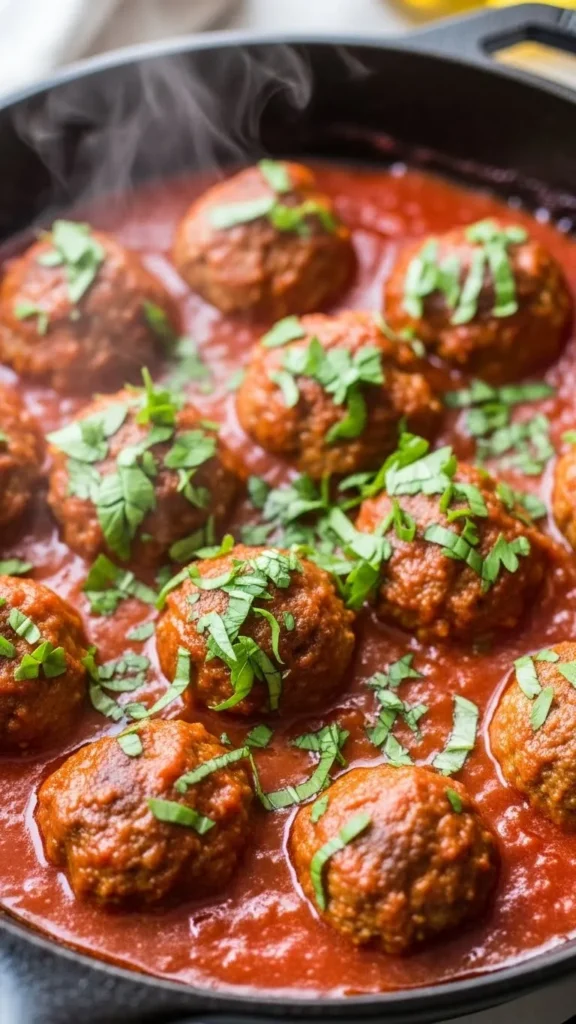Turkey Meatballs with Tomato Sauce