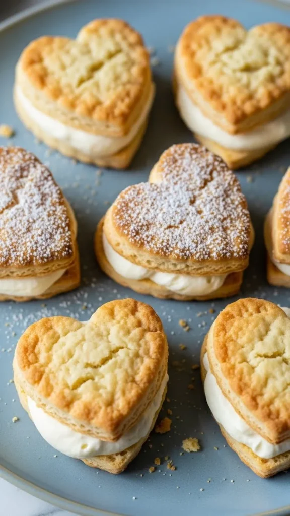 Valentine Biscuit Sandwiches