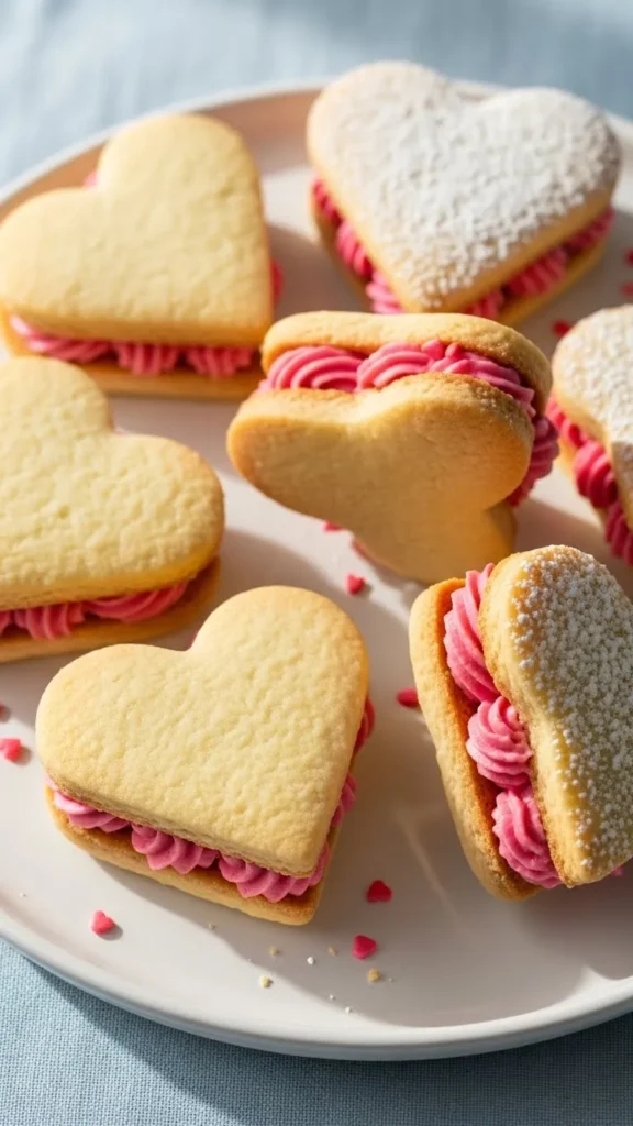 Valentine Cookie Sandwiches