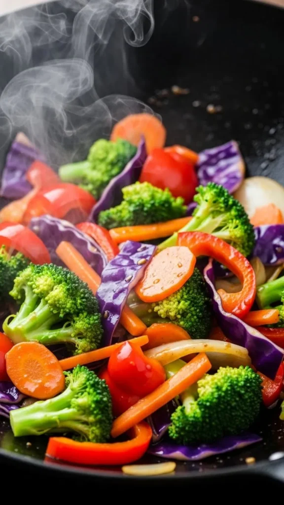Vegetable Stir-Fry with Ginger Sauce