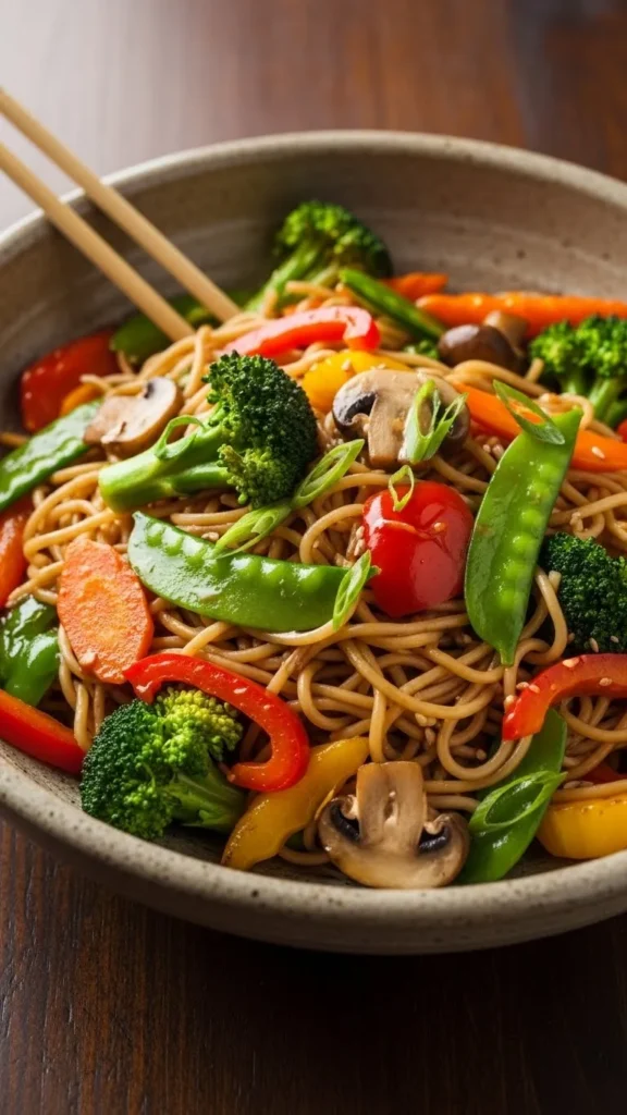 Vegetable Stir-Fry with Noodles