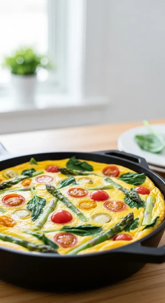 Veggie-Loaded Egg White Frittata