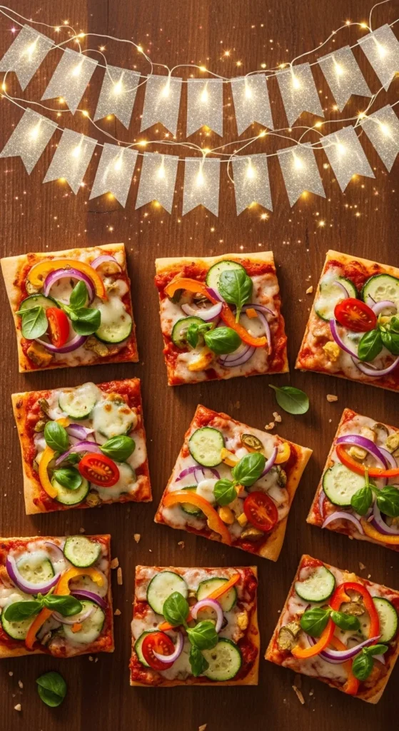 Veggie Pizza Squares