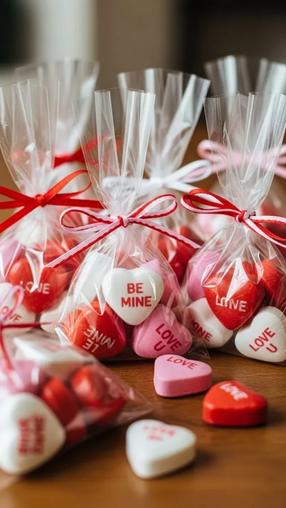 Wrapped Heart Candy Sets