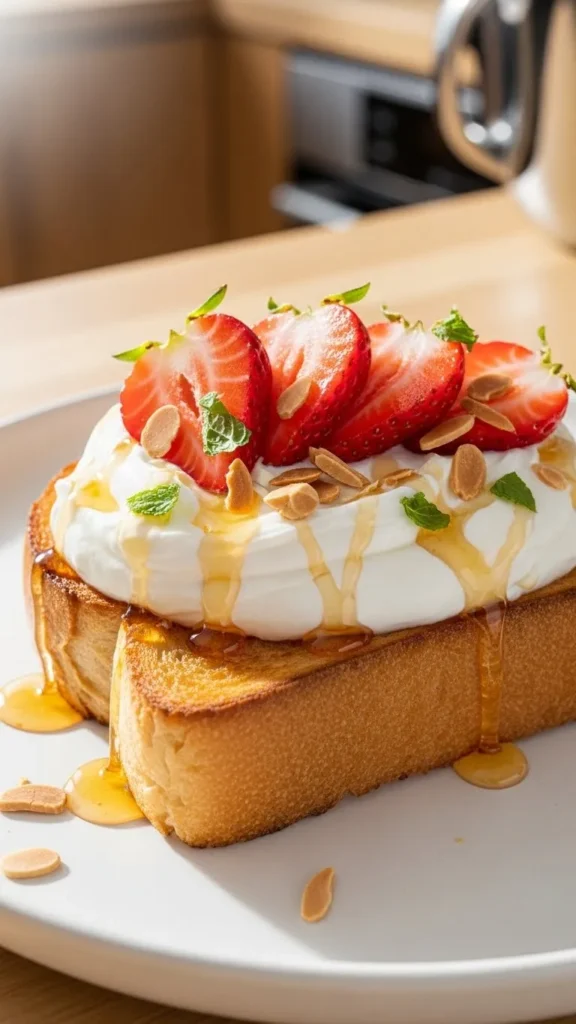 Yogurt and Honey Toast