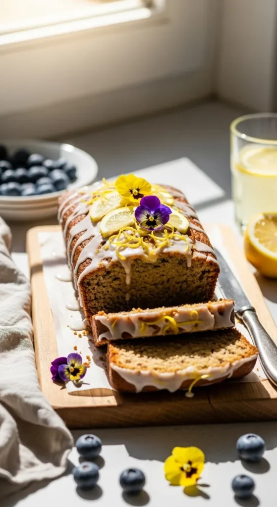 Zucchini Bread With Lemon Drizzle