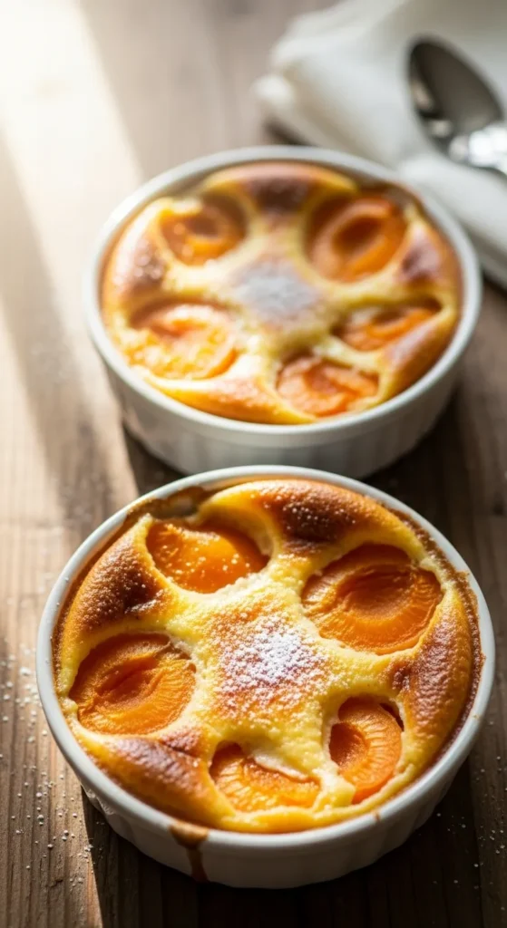 Apricot Almond Clafoutis