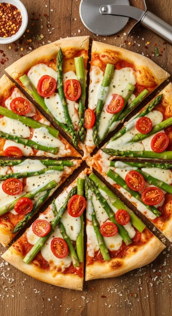 Asparagus Pizza