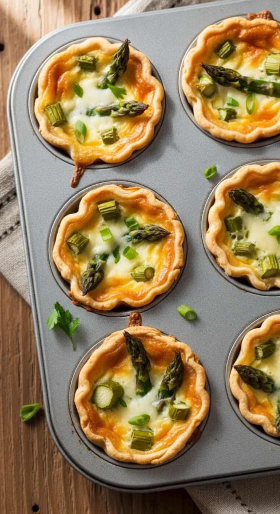 Asparagus Quiche Cups
