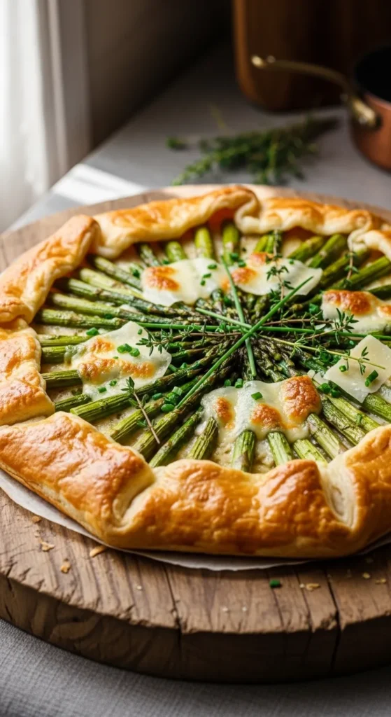  Asparagus and Parmesan Tart