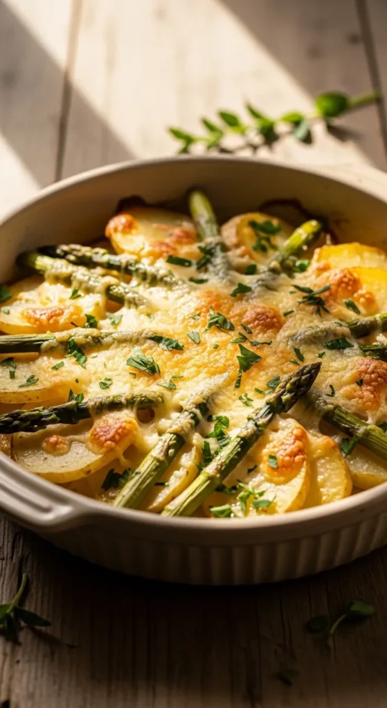 Asparagus and Potato Bake
