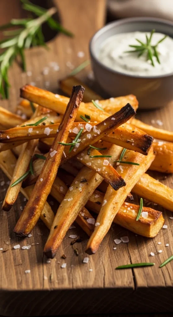 Baked Parsnip Fries