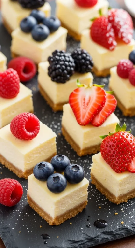 Berry Cheesecake Bites