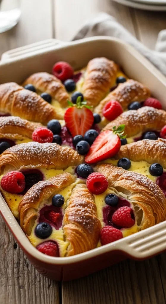 Berry Croissant Bake