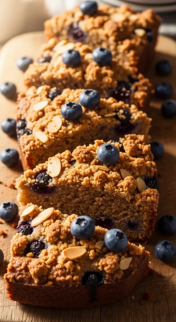 Blueberry Almond Coffee Cake