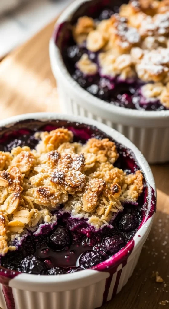 Blueberry Oat Crisp