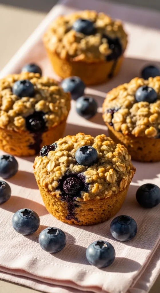 Blueberry Oat Muffins