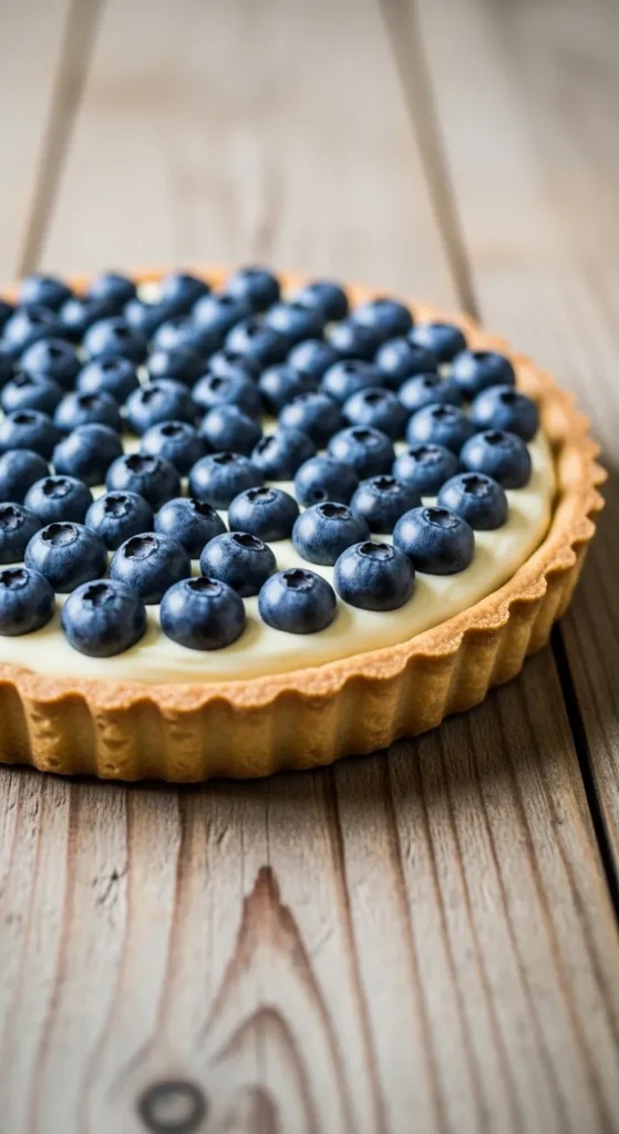 Blueberry Tart with Almond Cream