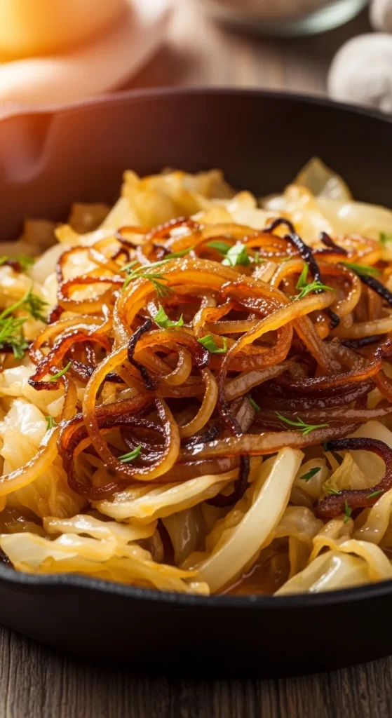 Braised Cabbage with Onions