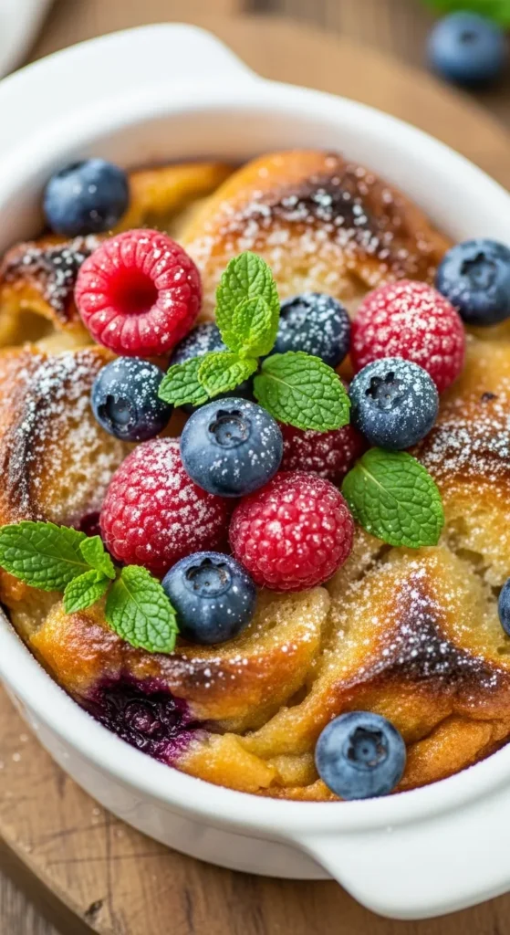 Bread Pudding for Breakfast