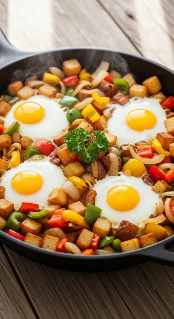 Breakfast Skillet with Diced Potatoes