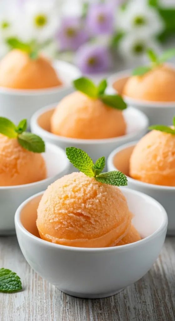 Cantaloupe Sorbet