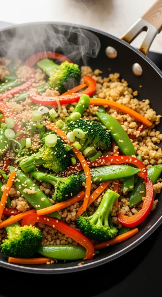  Cauliflower Rice Stir-Fry