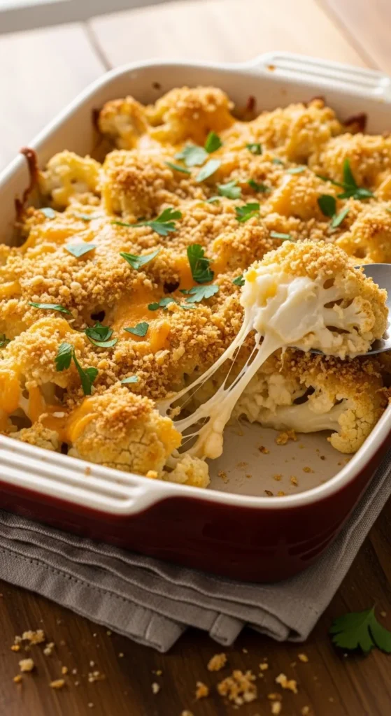 Cheesy Cauliflower Bake