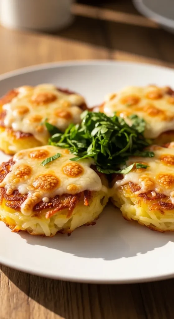 Cheesy Colcannon Cakes