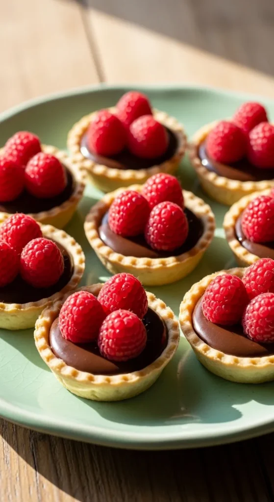 Chocolate Raspberry Tartlets
