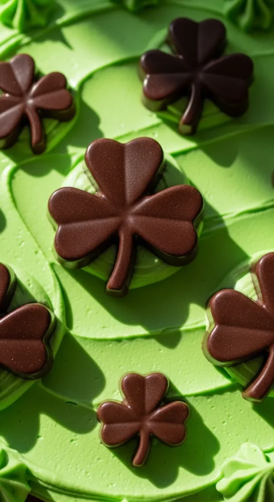 Chocolate Shamrock Shapes