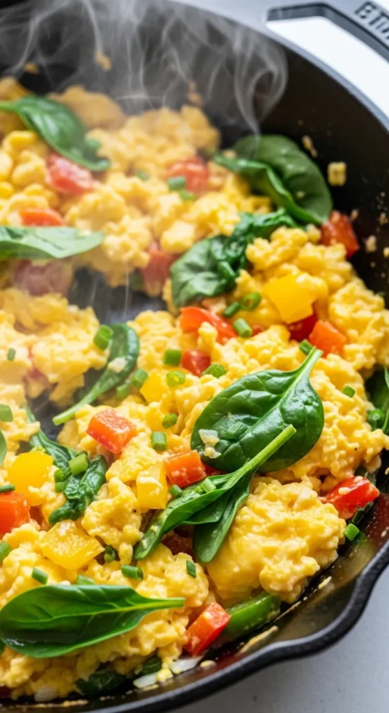 Classic Veggie Scrambled Eggs