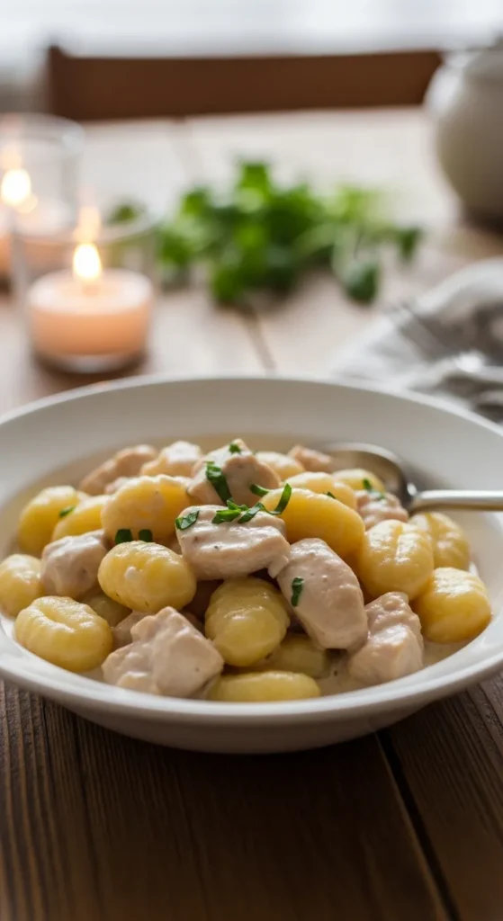 Creamy Chicken Gnocchi