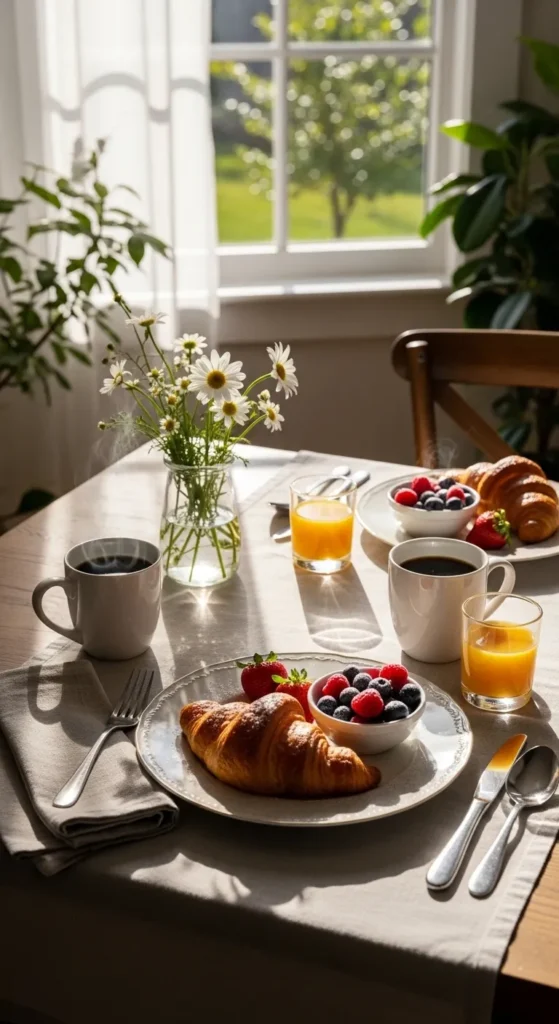 Create a Cozy Breakfast Atmosphere