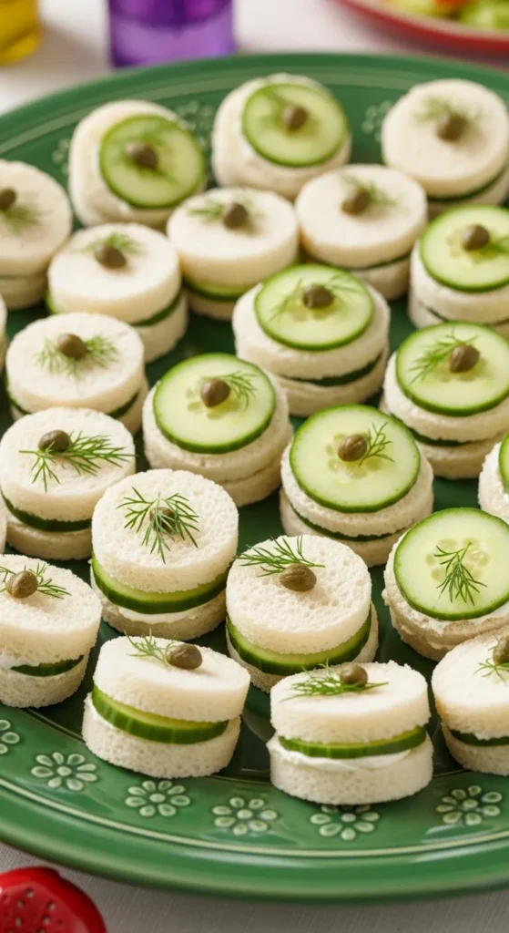 Cucumber Sandwich Bites