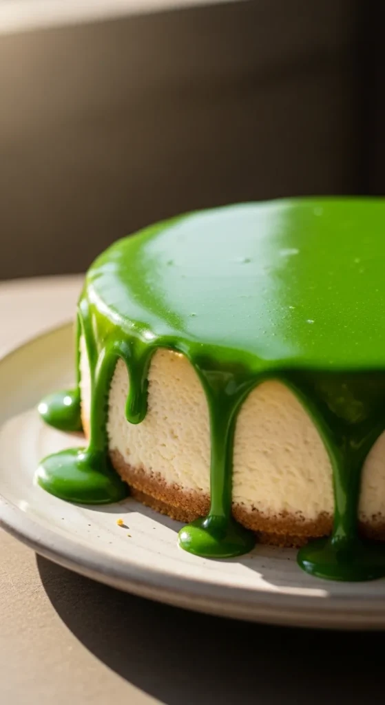 Emerald Glaze Cheesecake