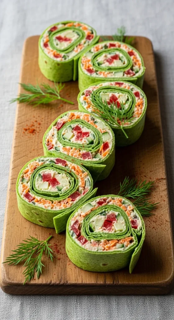 Emerald Veggie Rolls