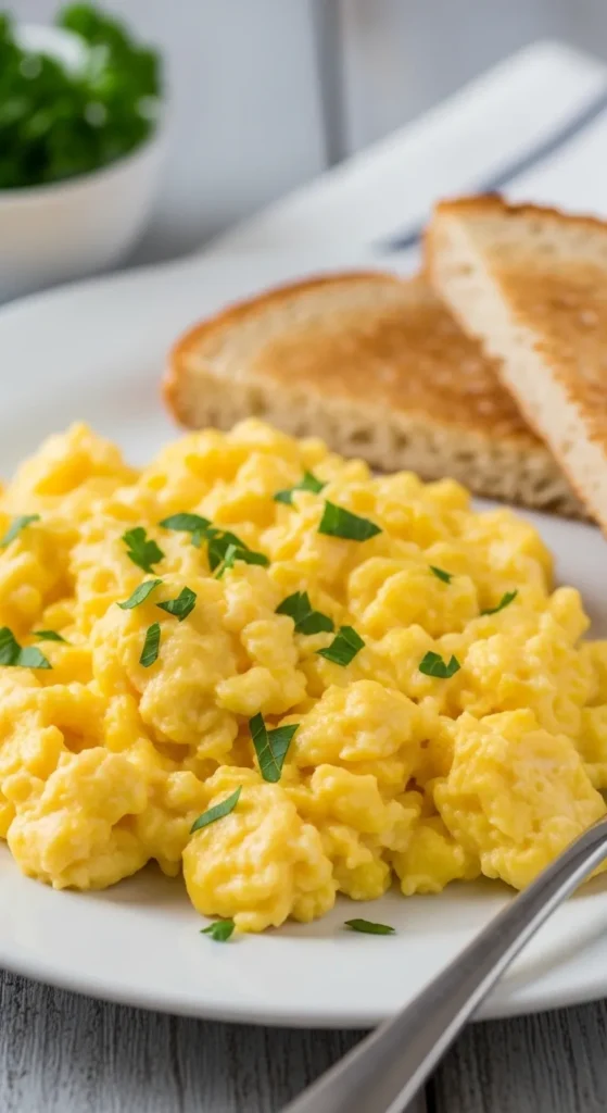 Fluffy Scrambled Eggs