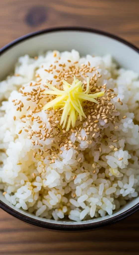  Ginger Sesame Rice