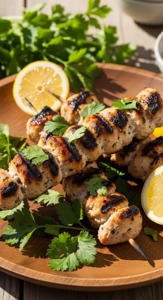 Greek-Style Yogurt Chicken Skewers