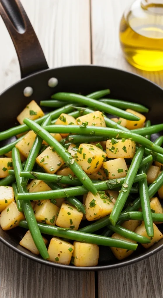 Green Bean and Potato Sauté