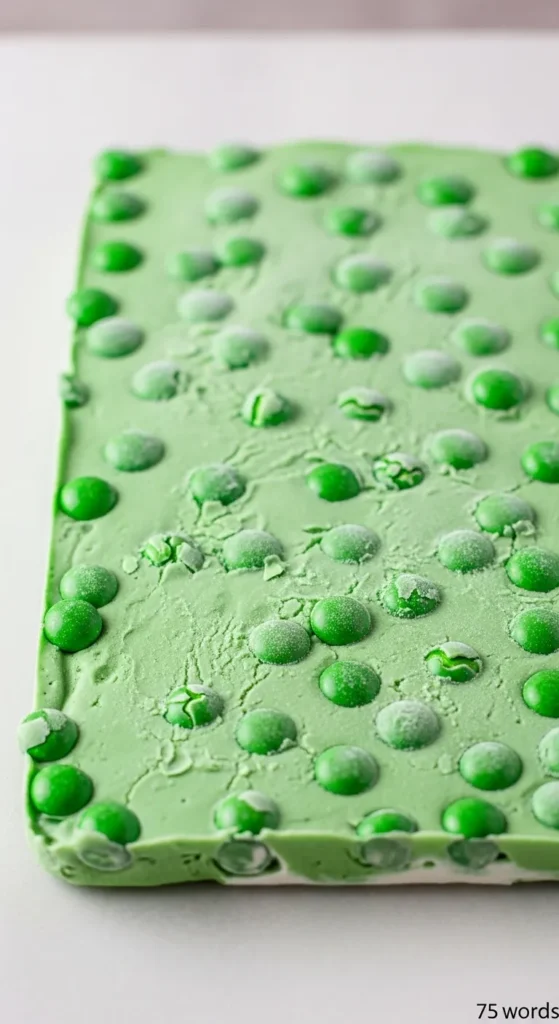 Green Candy Ice Cream Bark