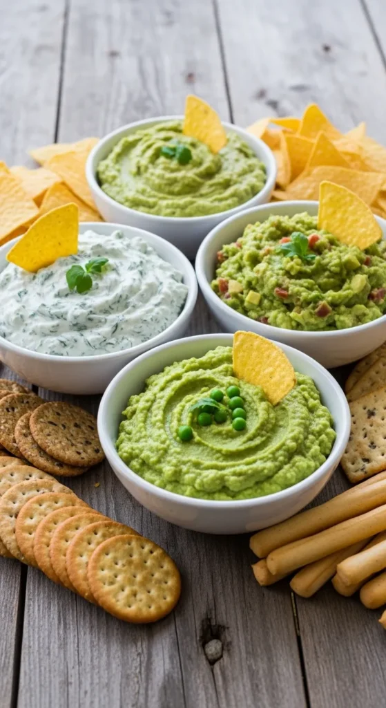 Green Dip and Chips Board