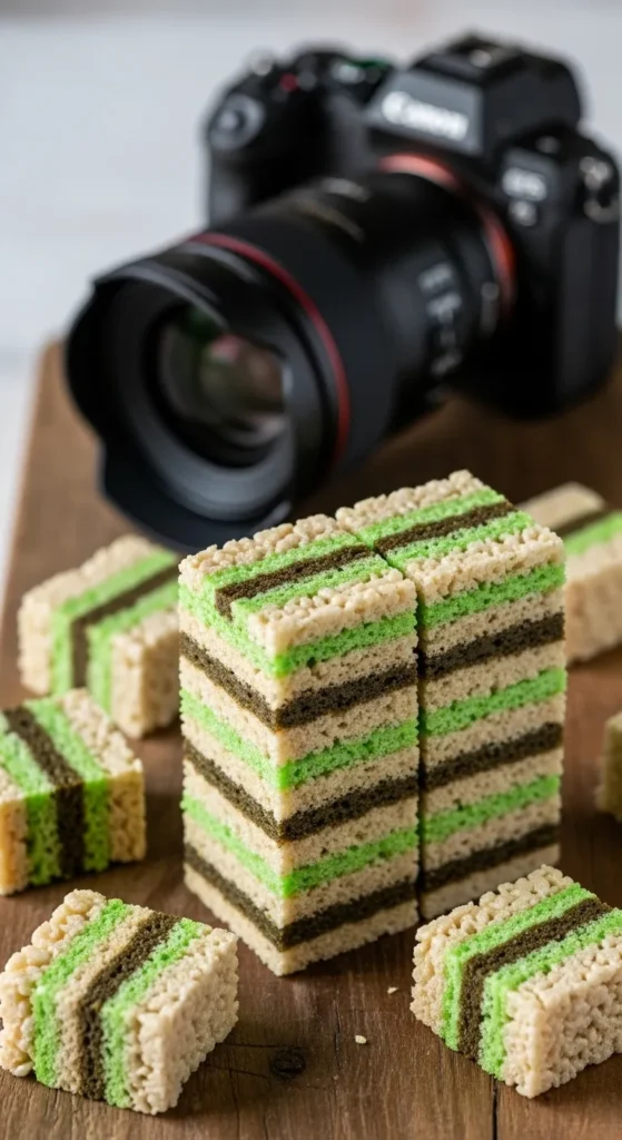 Green Layered Squares