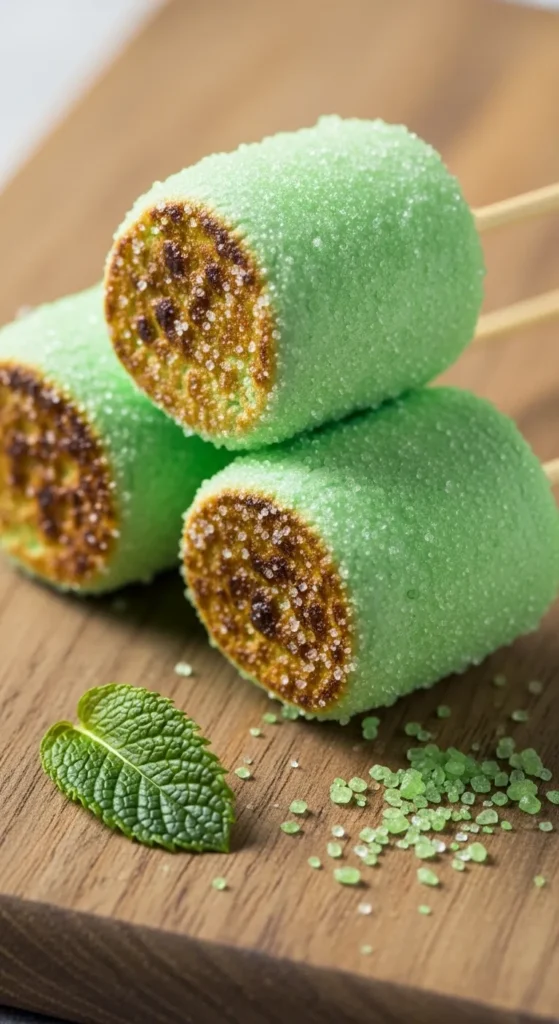 Green Marshmallow Pops