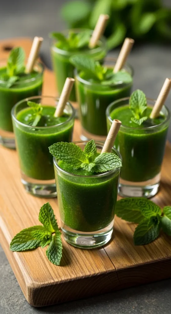 Green Smoothie Shot Section