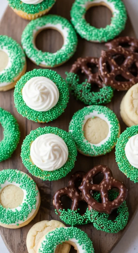 Green Sprinkle Edge Treats