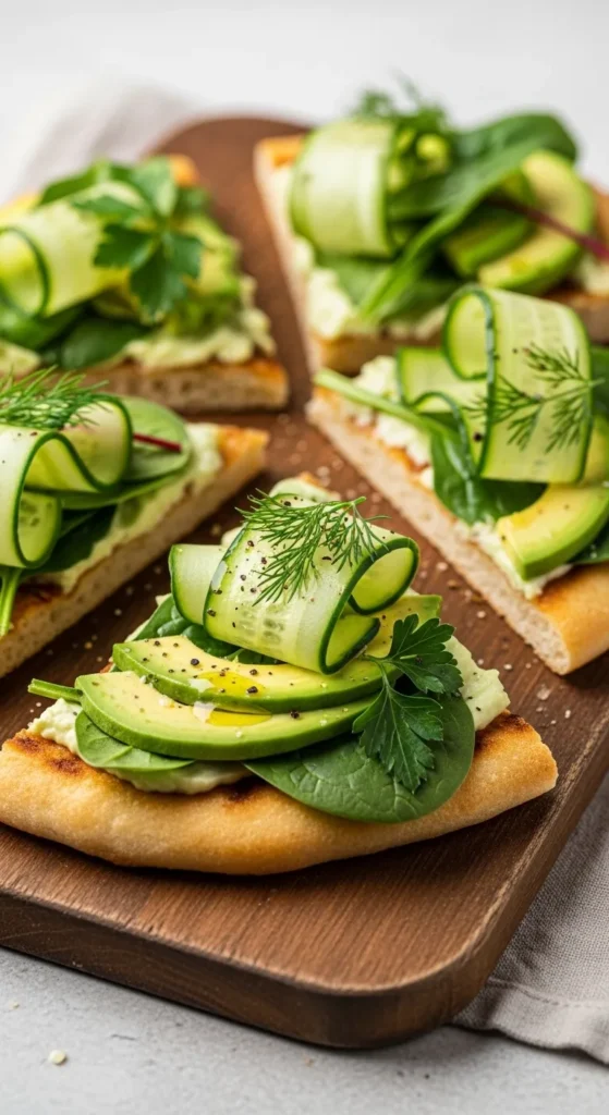 Green Veggie Flatbread